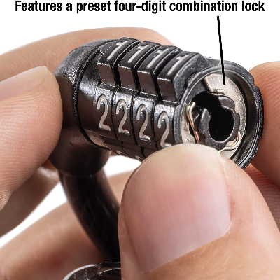 Unlock Security and Peace of Mind with the 4-Digit Combination Bike Lock