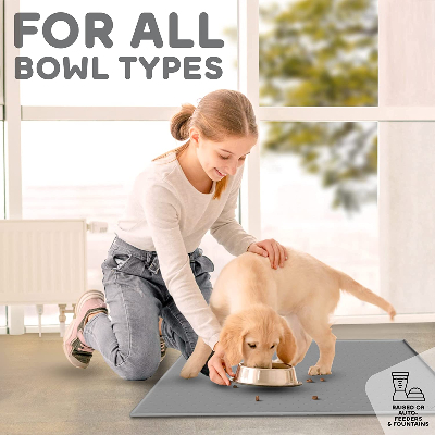 PetHappily Dog Food Mat – Keep Mealtime Clean and Stress-Free