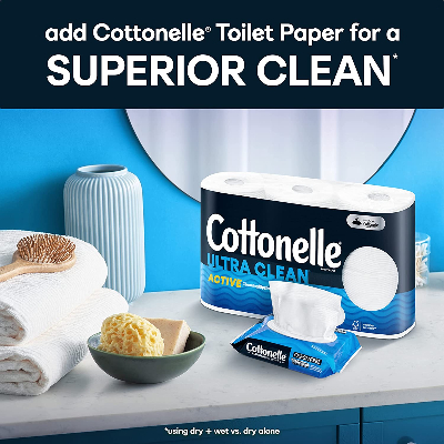 Keep it Fresh with Cottonelle FreshCare Flushable Wipes