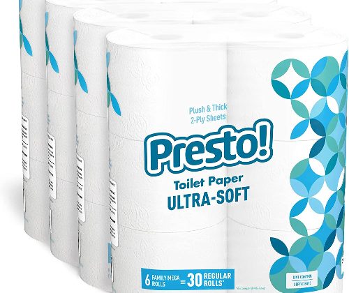 Get the Ultimate Softness and Comfort with Amazon Brand Presto Ultra-Soft Toilet Paper