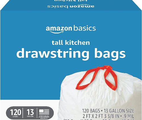 Keep Your Kitchen Clean and Tidy with Amazon Basics Kitchen Trash Bags