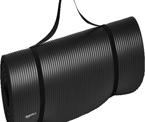 Take Your Workout to the Next Level with AmazonBasics Extra Thick Exercise Mat