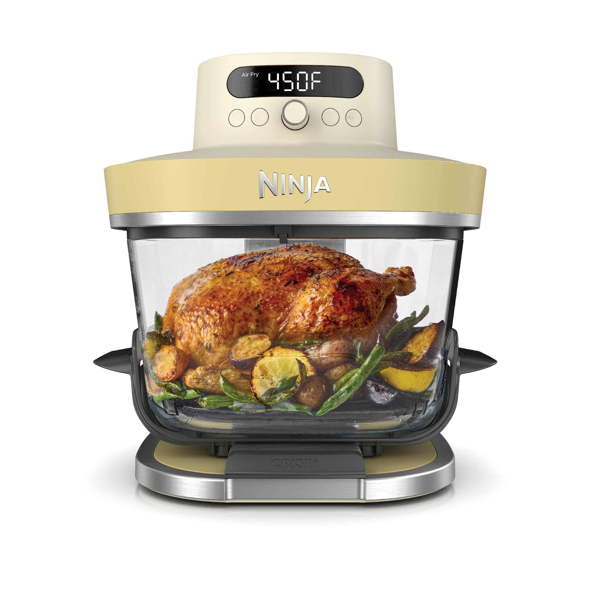 Ninja Crispi Pro 6-in-1 glass air fryer in Butter Yellow