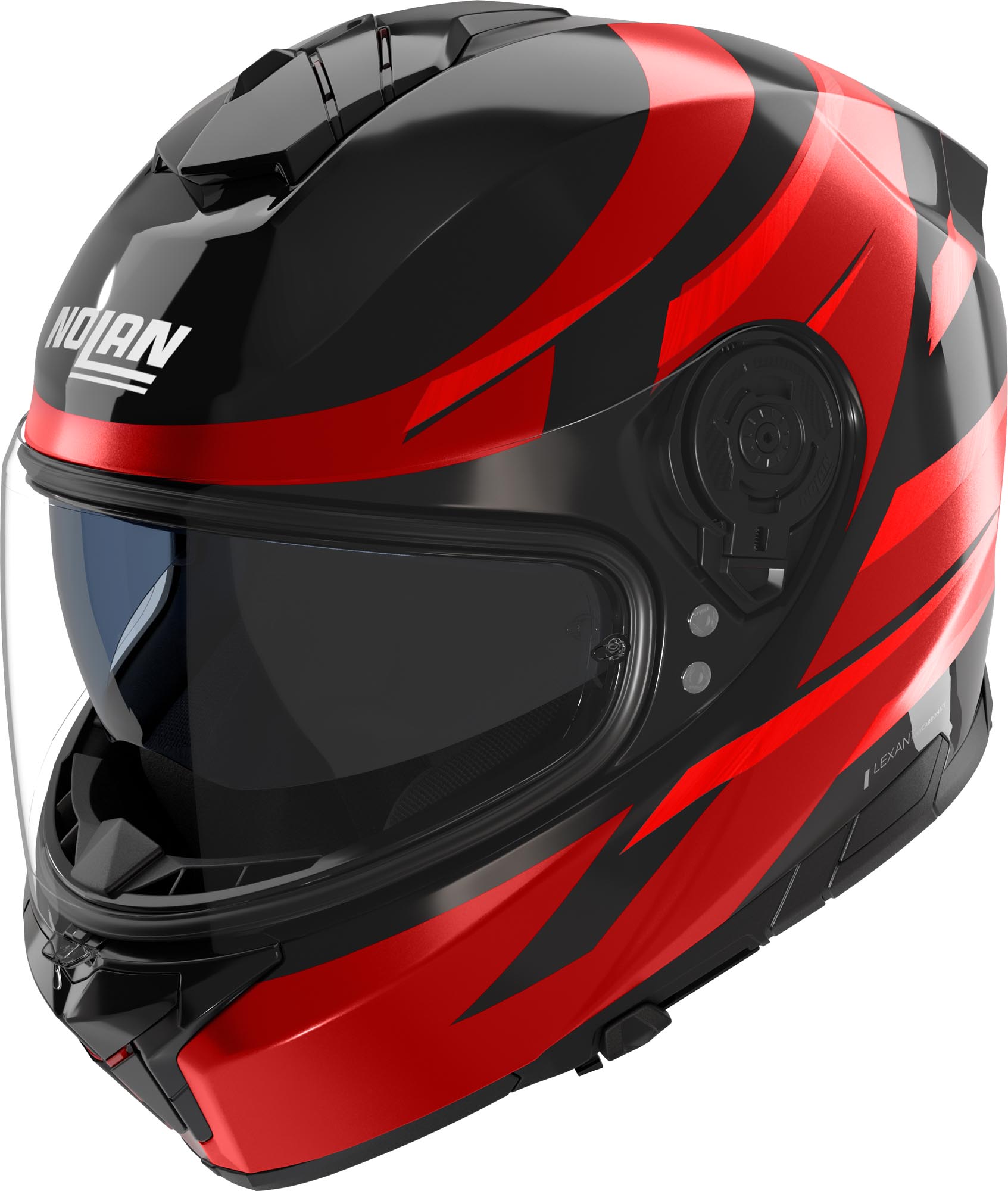 Nolan N80-8 Fervo Helm schwarz/rot XXS (54) Abbildung 1