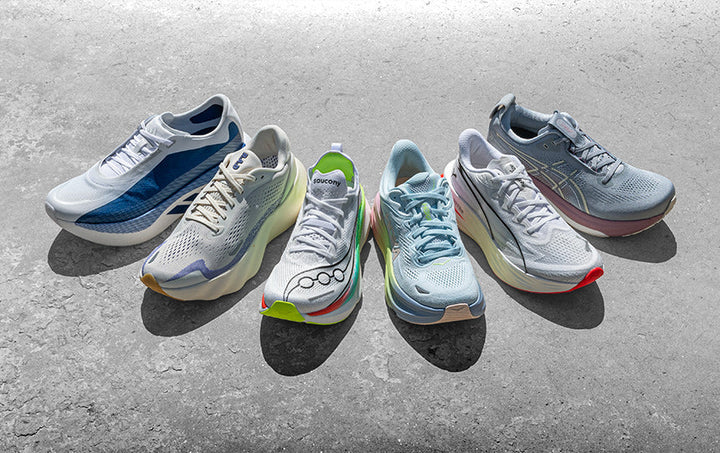 On running asics hoka diadora salomon running shoes