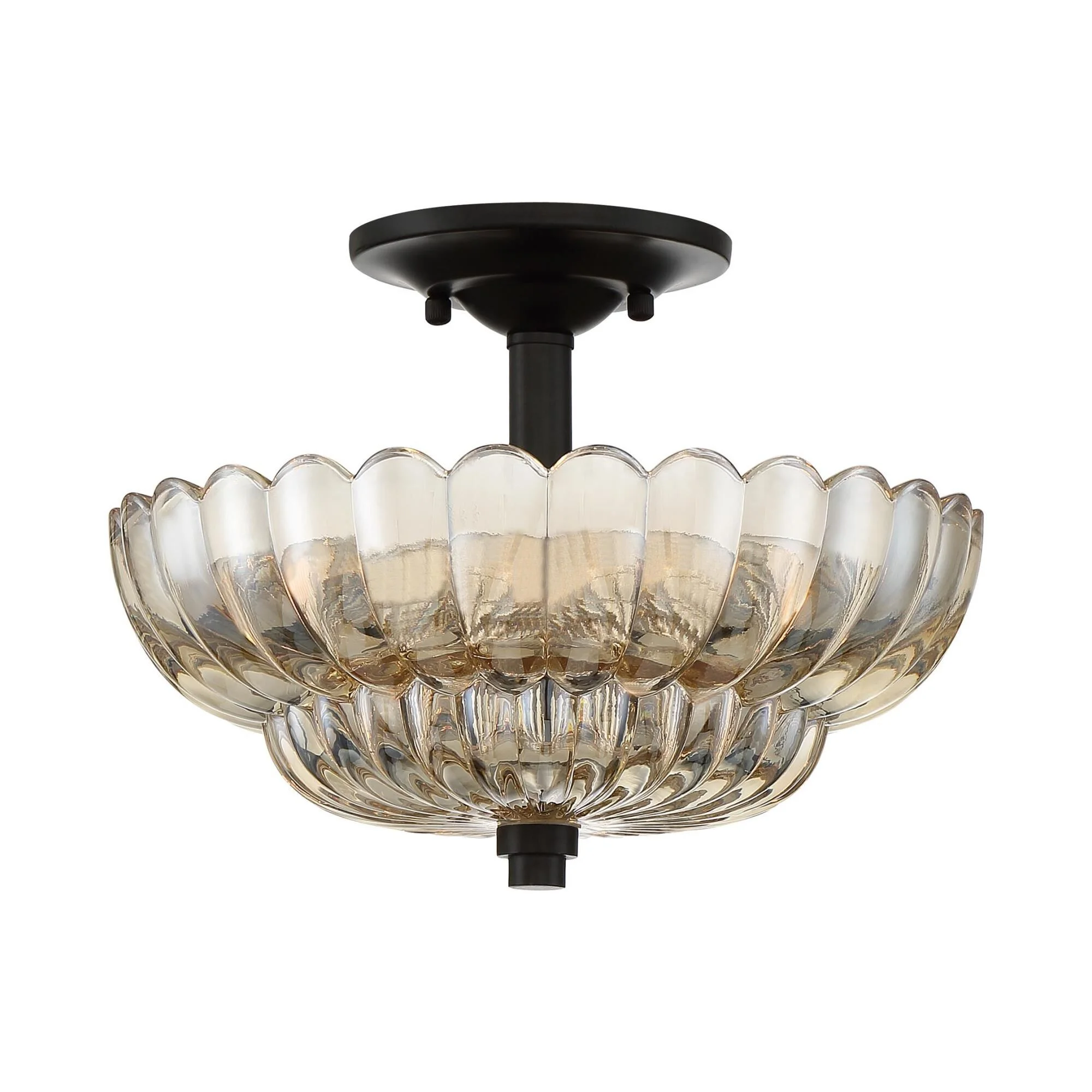 Whitecap 12 Inch Semi Flush Mount by Quoizel