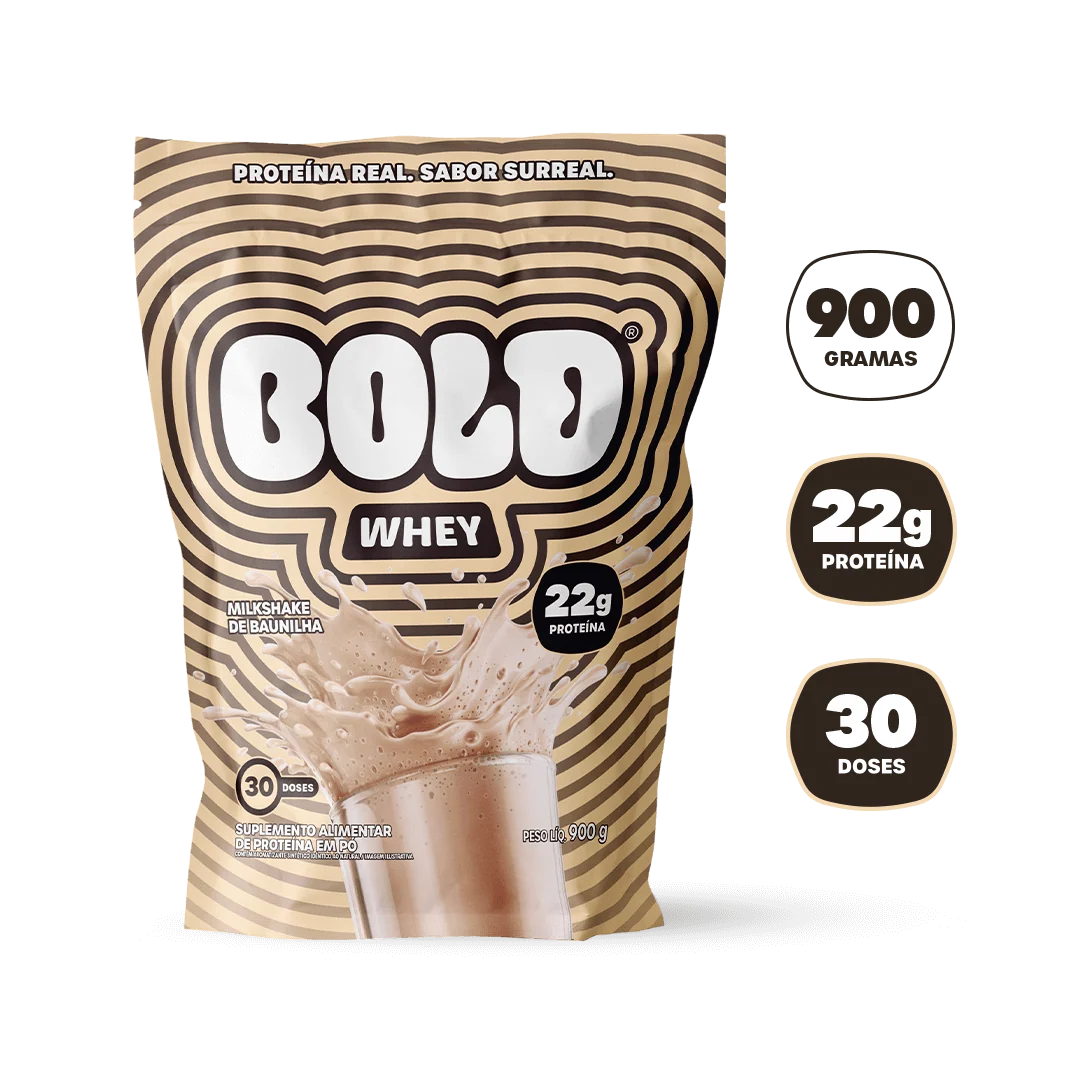 BOLD Whey Milkshake de Baunilha (Pote 900g)