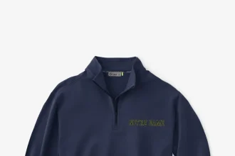 Cloud French Terry Quarter Zip - Notre Dame