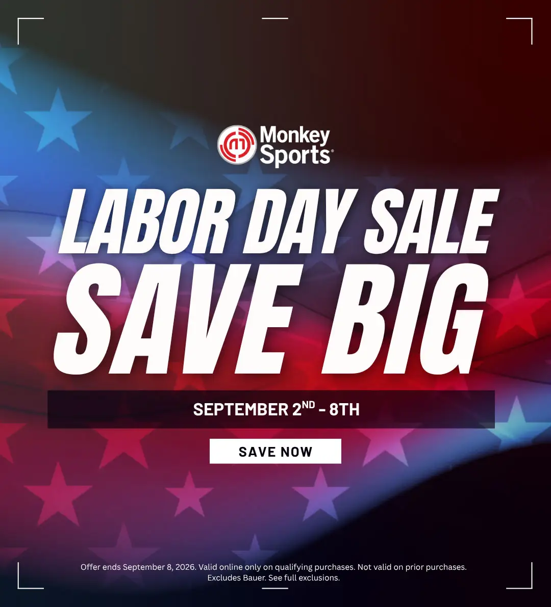HockeyMonkey Labor Day Savings Event