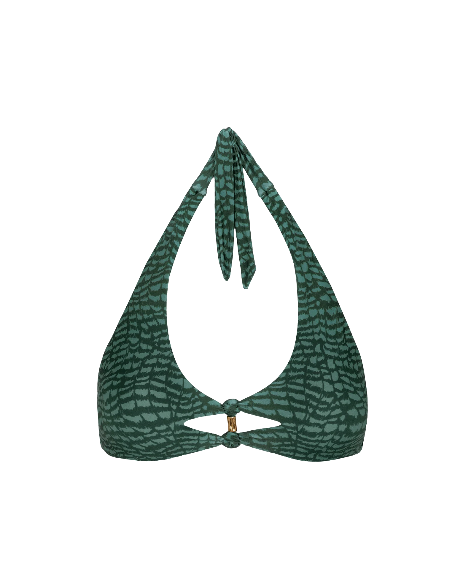 Megan Alanna Top - Serpent Skin Acqua