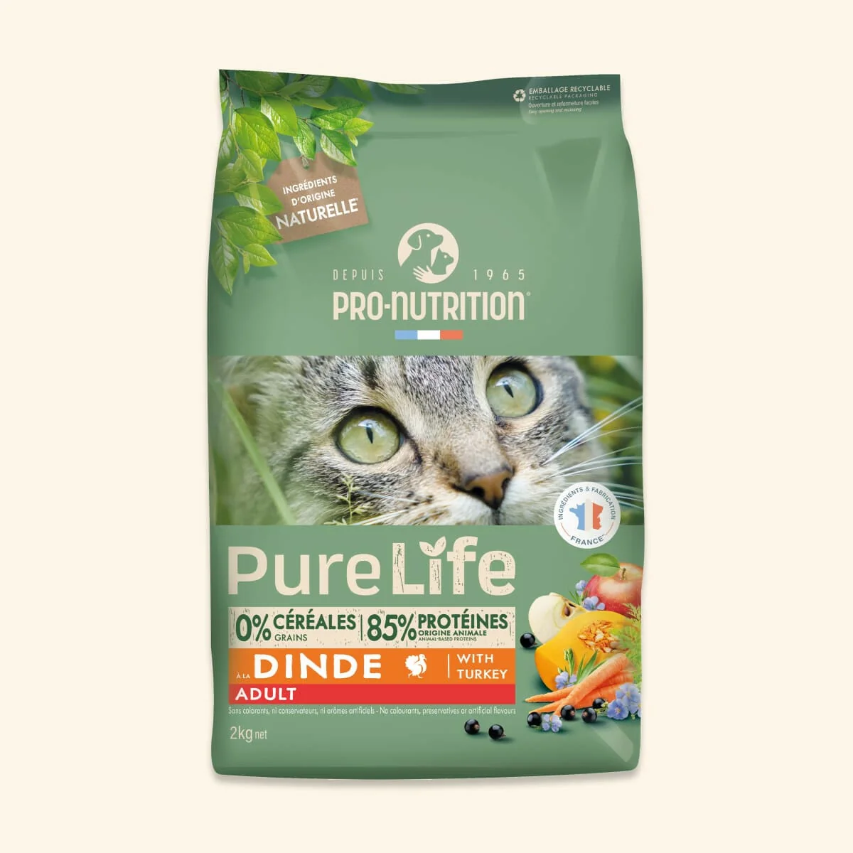 Pure Life Chat Adult - Saveur Dinde
