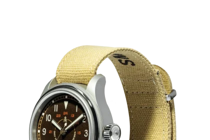 Smokey Bear Tan Canvas NATO Strap