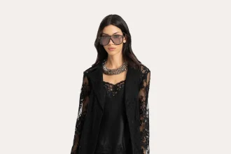 Alix Lace Trench Coat