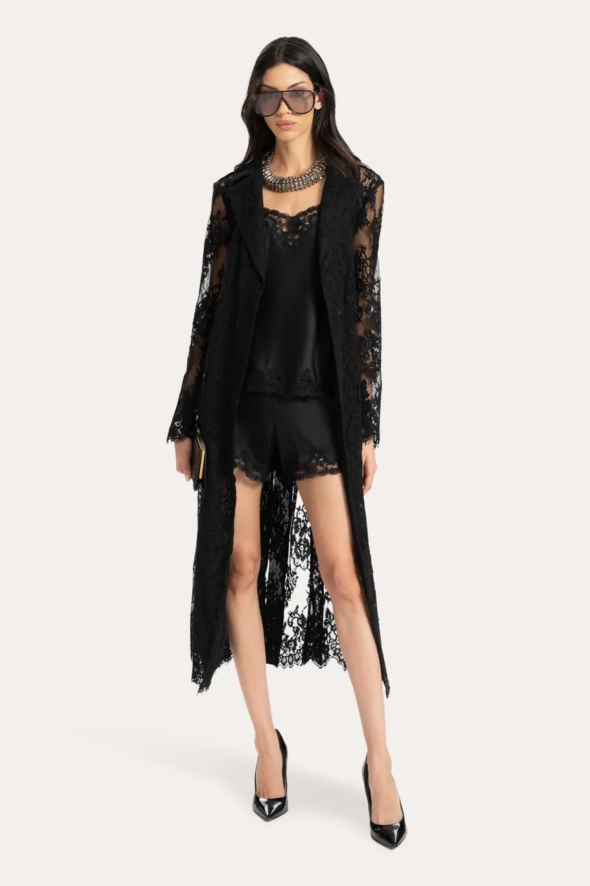 Alix Lace Trench Coat