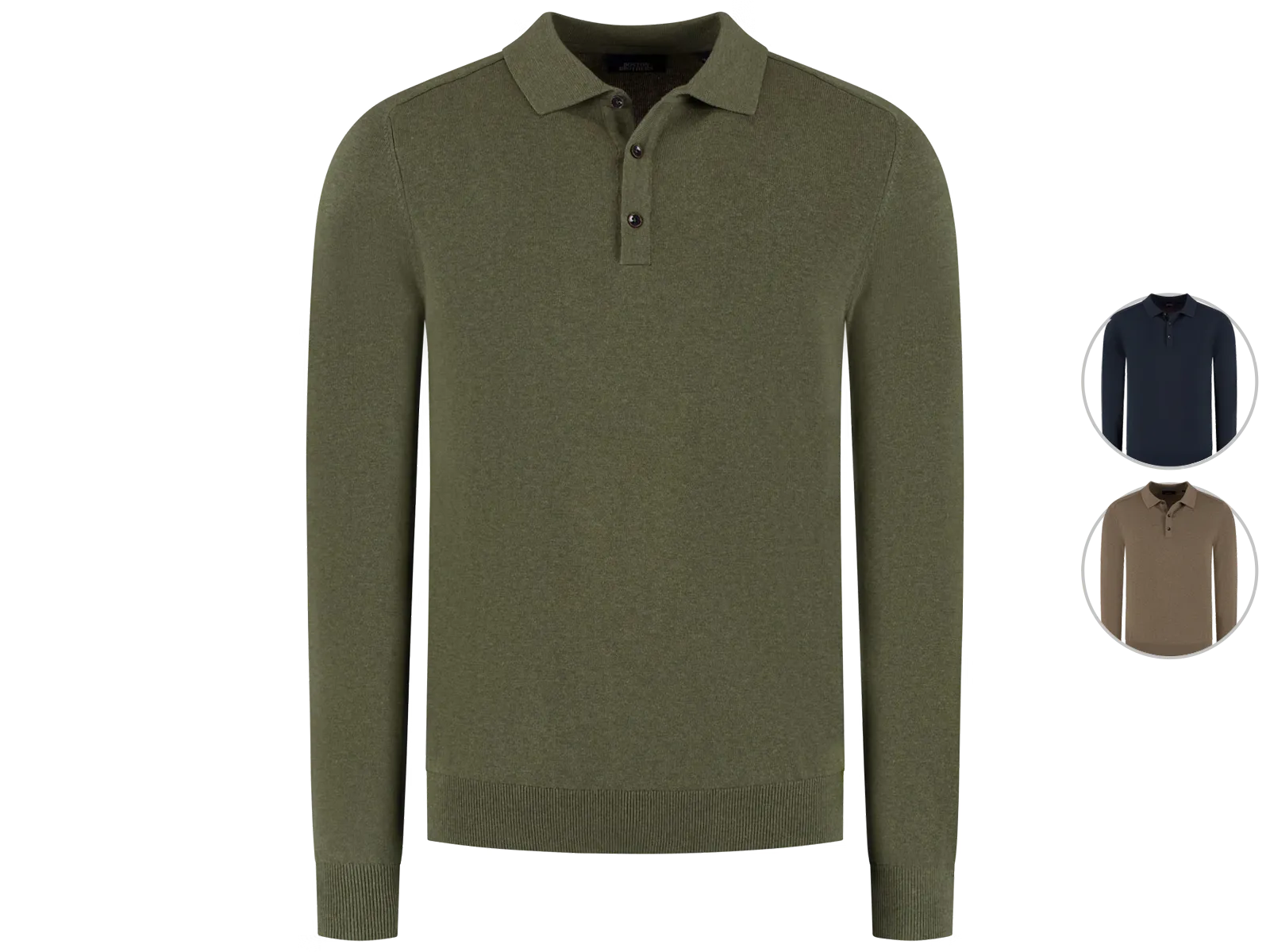Boston Brothers – Polo à manches longues pour homme