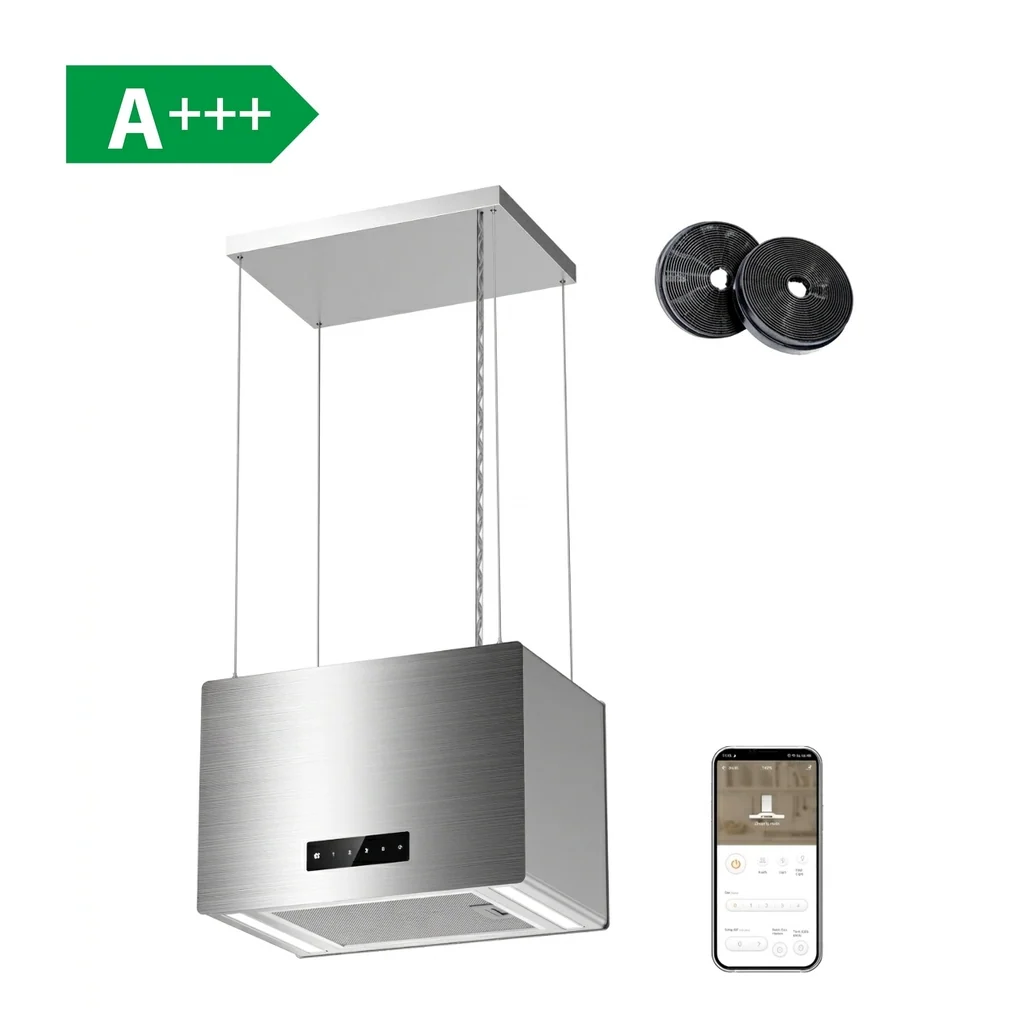 Ciarra Hotte Îlot Cylindrique 48cm (CBCG4850-N)