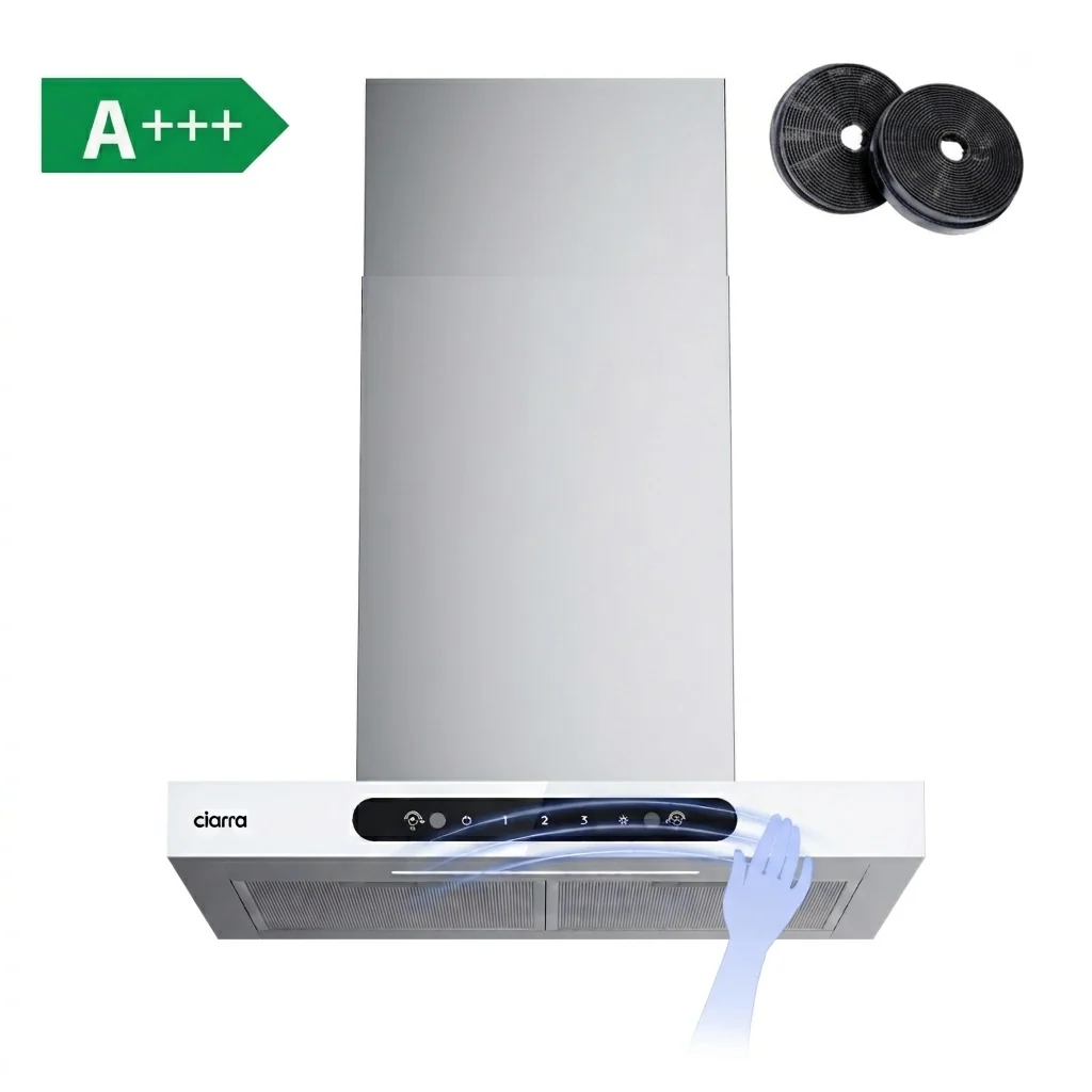 Ciarra Hotte Murale 60cm Commande Gestuelle (CBCW6102-W)