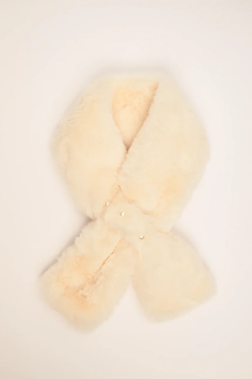 Collo Peloso con Tre Sfere Avorio