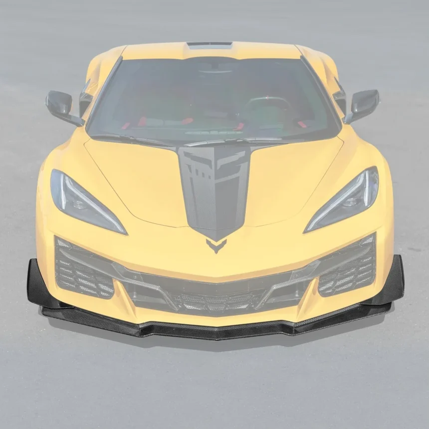 Corvette C8 Z06 / E-Ray Z07 Extended Dry Carbon Front Splitter & Canards