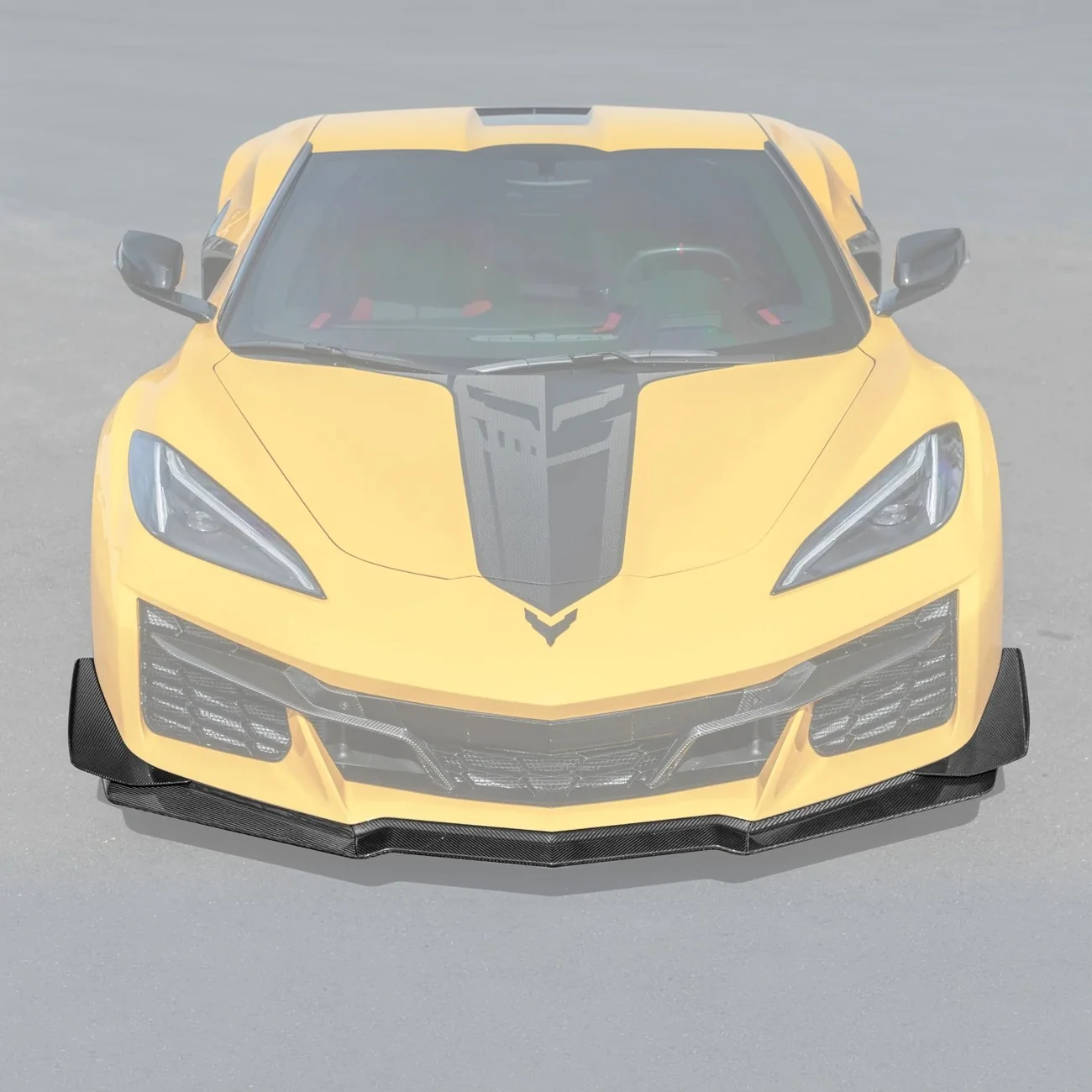 Corvette C8 Z06 / E-Ray Z07 Extended Dry Carbon Front Splitter & Canards