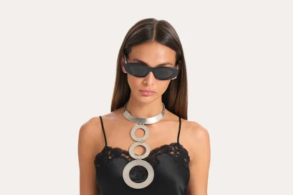 Dani Silk Lace Cami in Onyx