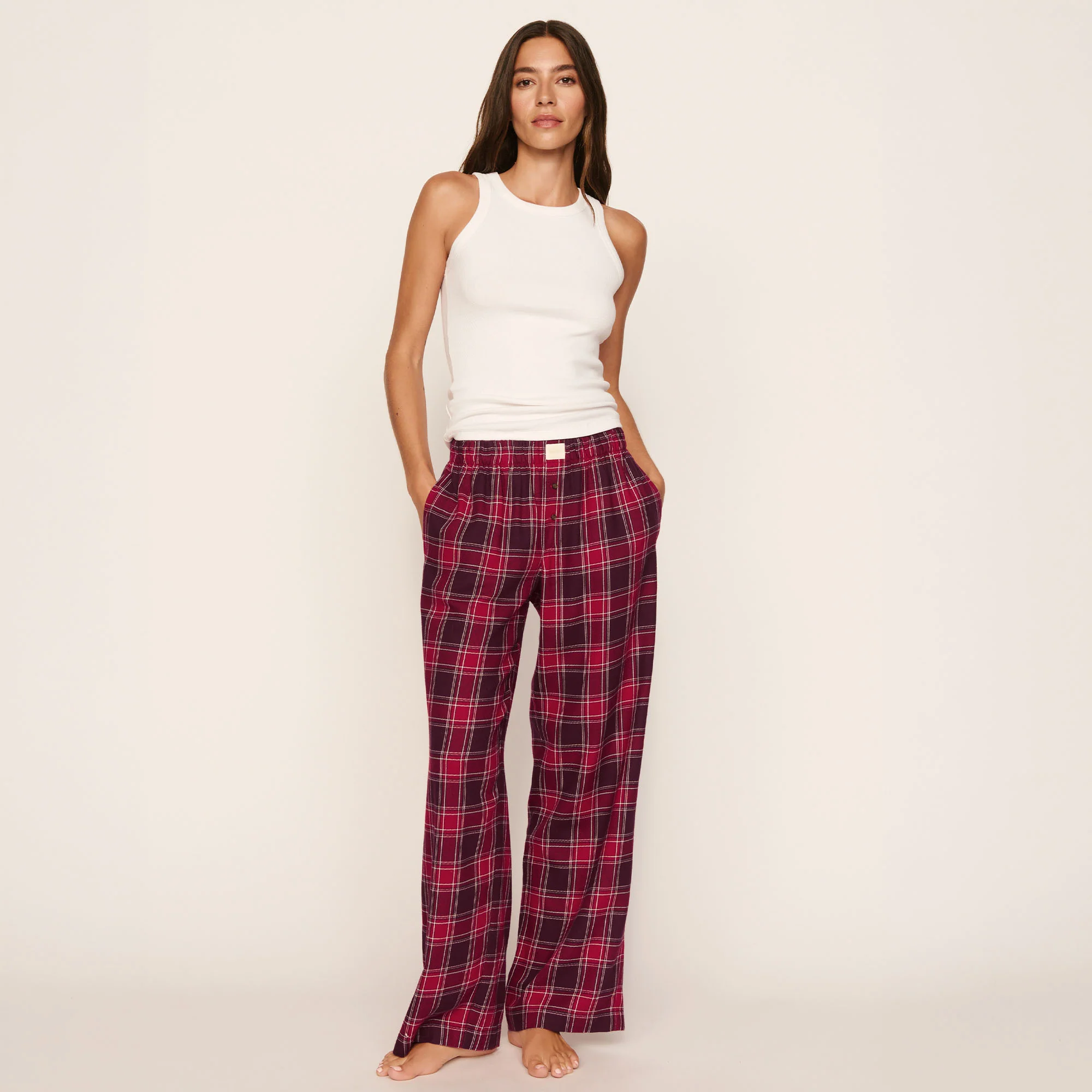 Eberjey Flannel Boxer Pant