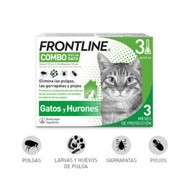 Frontline Combo Pipetas para Gatos y Hurones