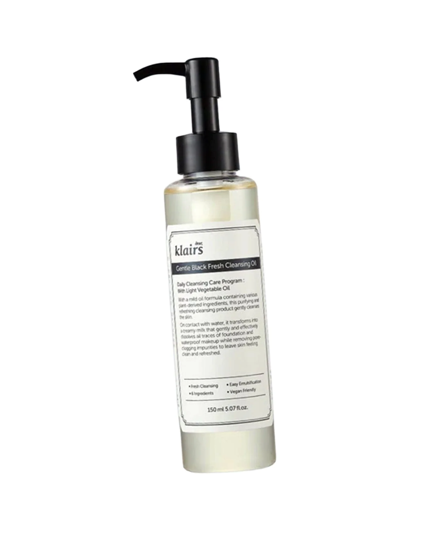 Klairs Gentle Black Fresh Cleansing Oil