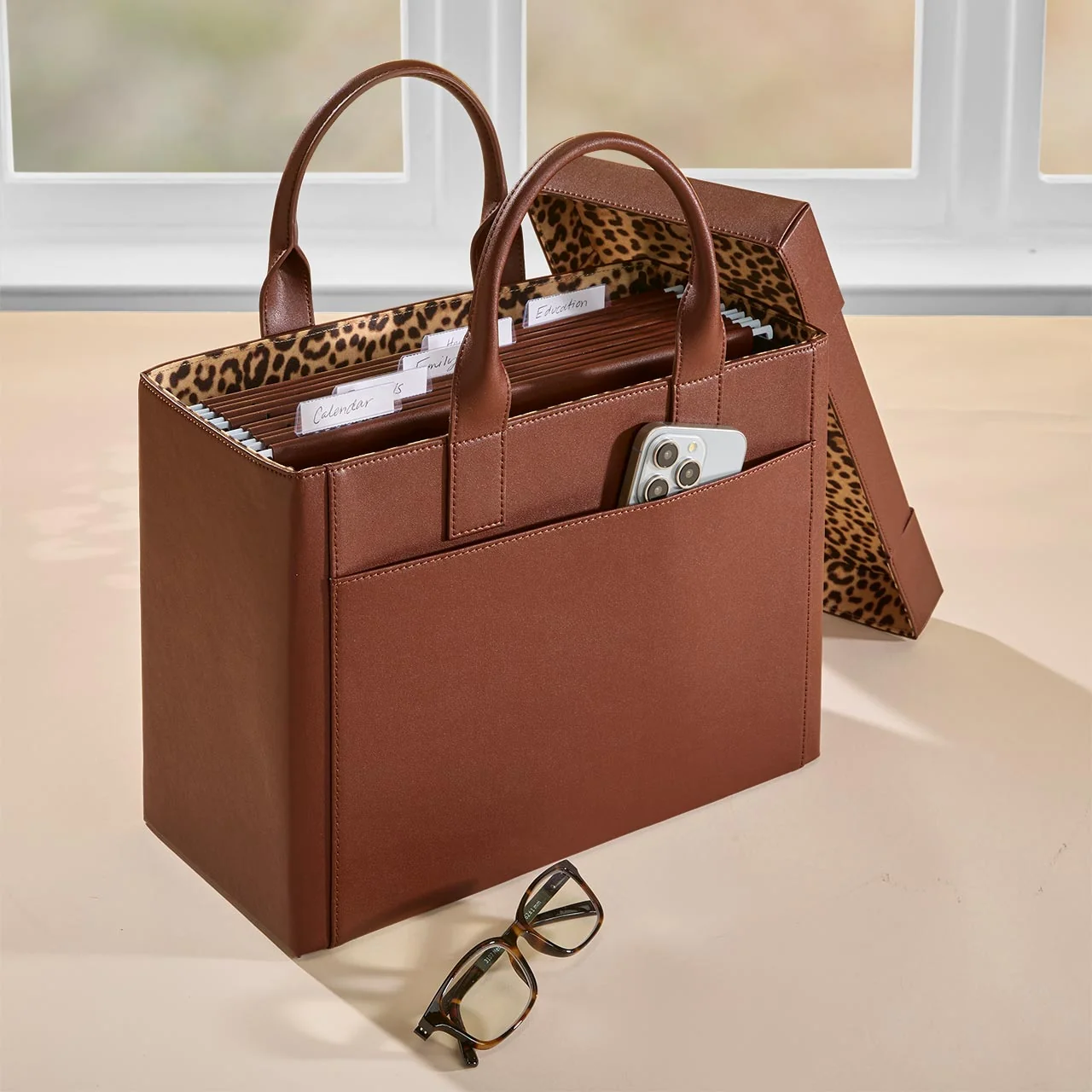 LevTex Serengeti Portable File Tote Bundle