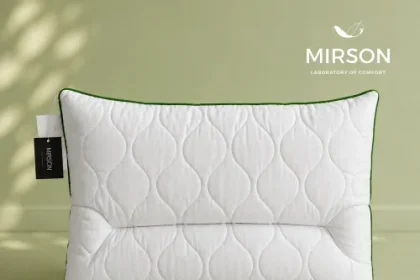 Mirson Premium Eco Aloe Vera No. 147 Orthopedic Pillow – Medium Loft