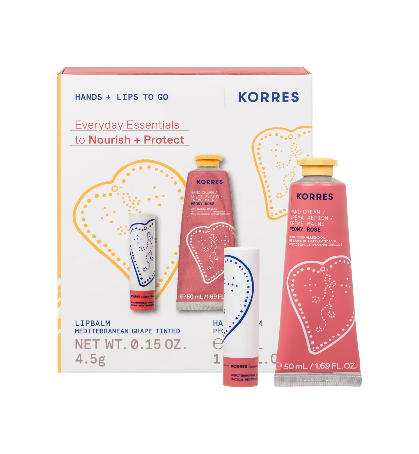 Peony Rose & Mediterranean Grape Winter Essentials Gift Set