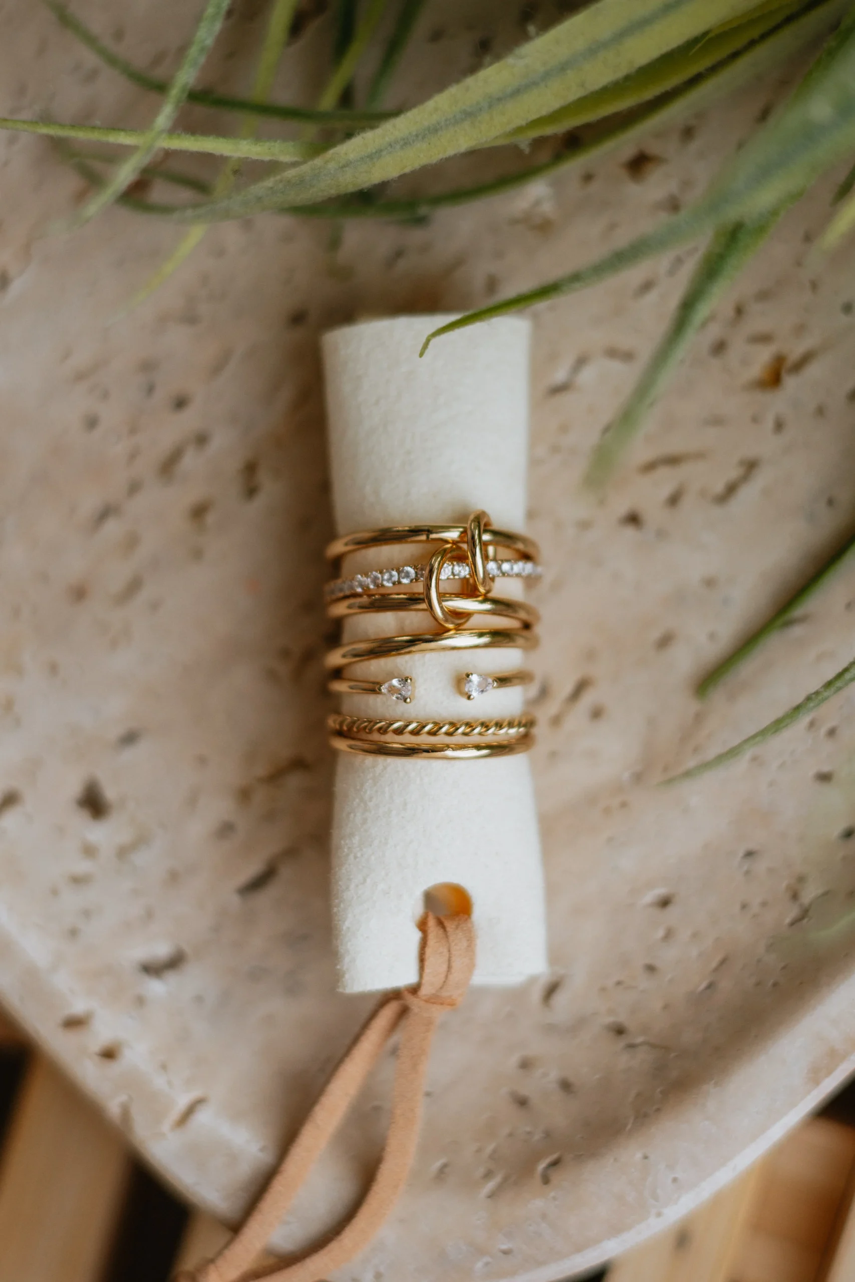 Purely Polished Ring Set
