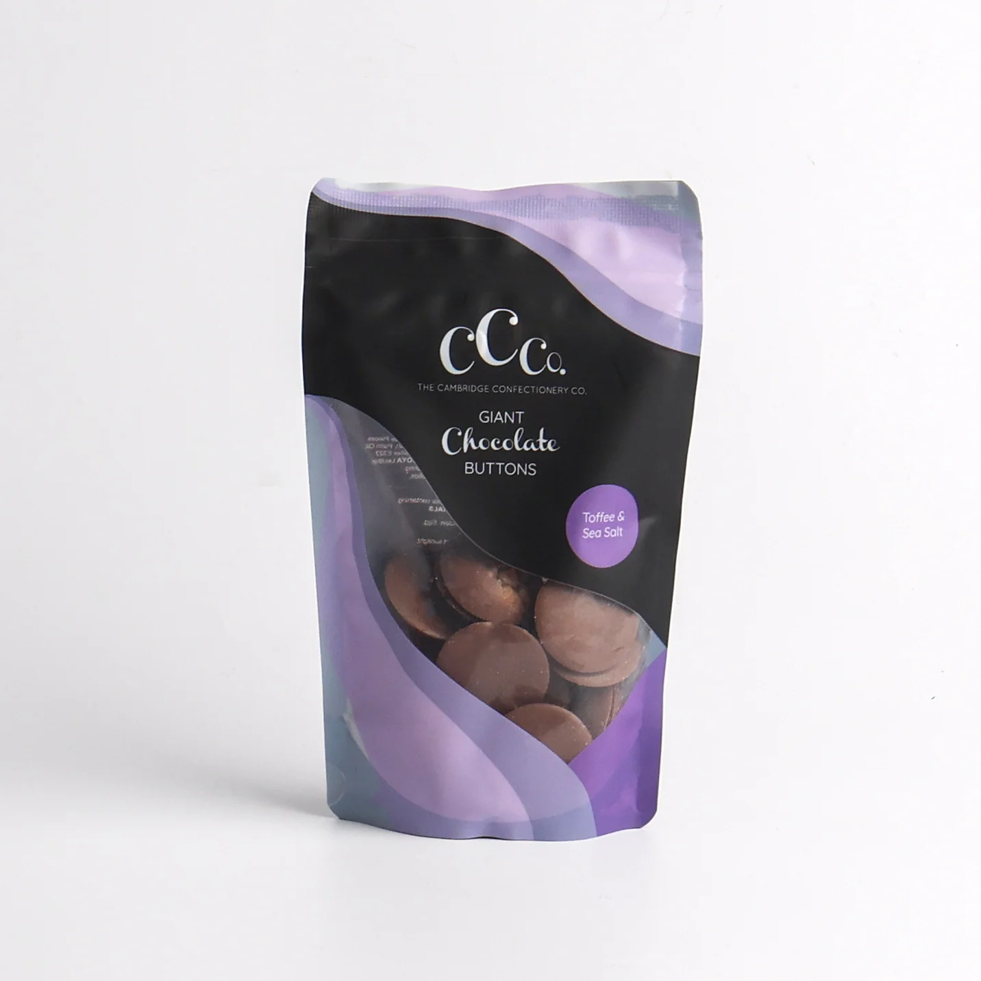 Toffee & Sea Salt Chocolate Buttons (130g)